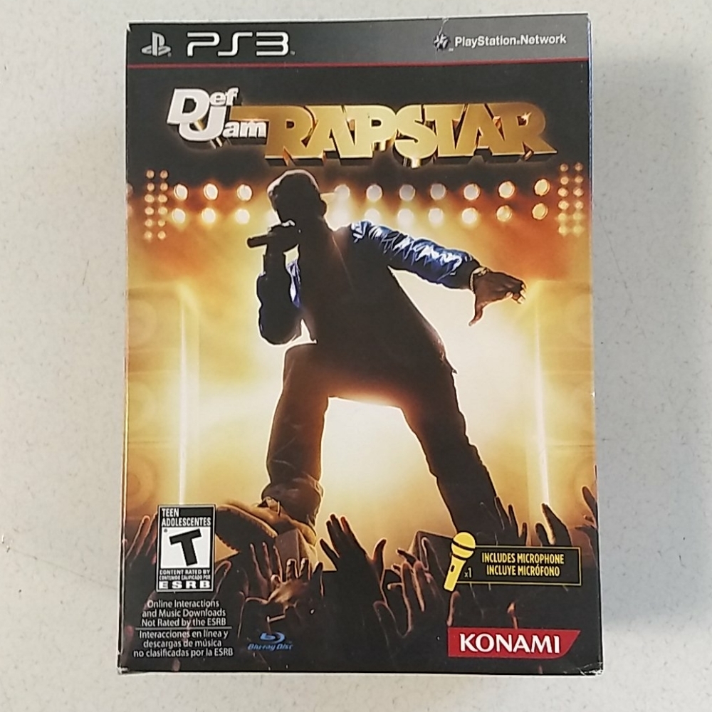 PlayStation 3 Def Jam Rapstar with Mic. PS3